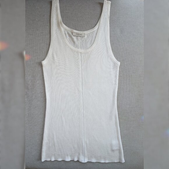 Designer GRACE LING Ribbed-knit Column Tank Top Exclusive Couture - Picture 2 of 8